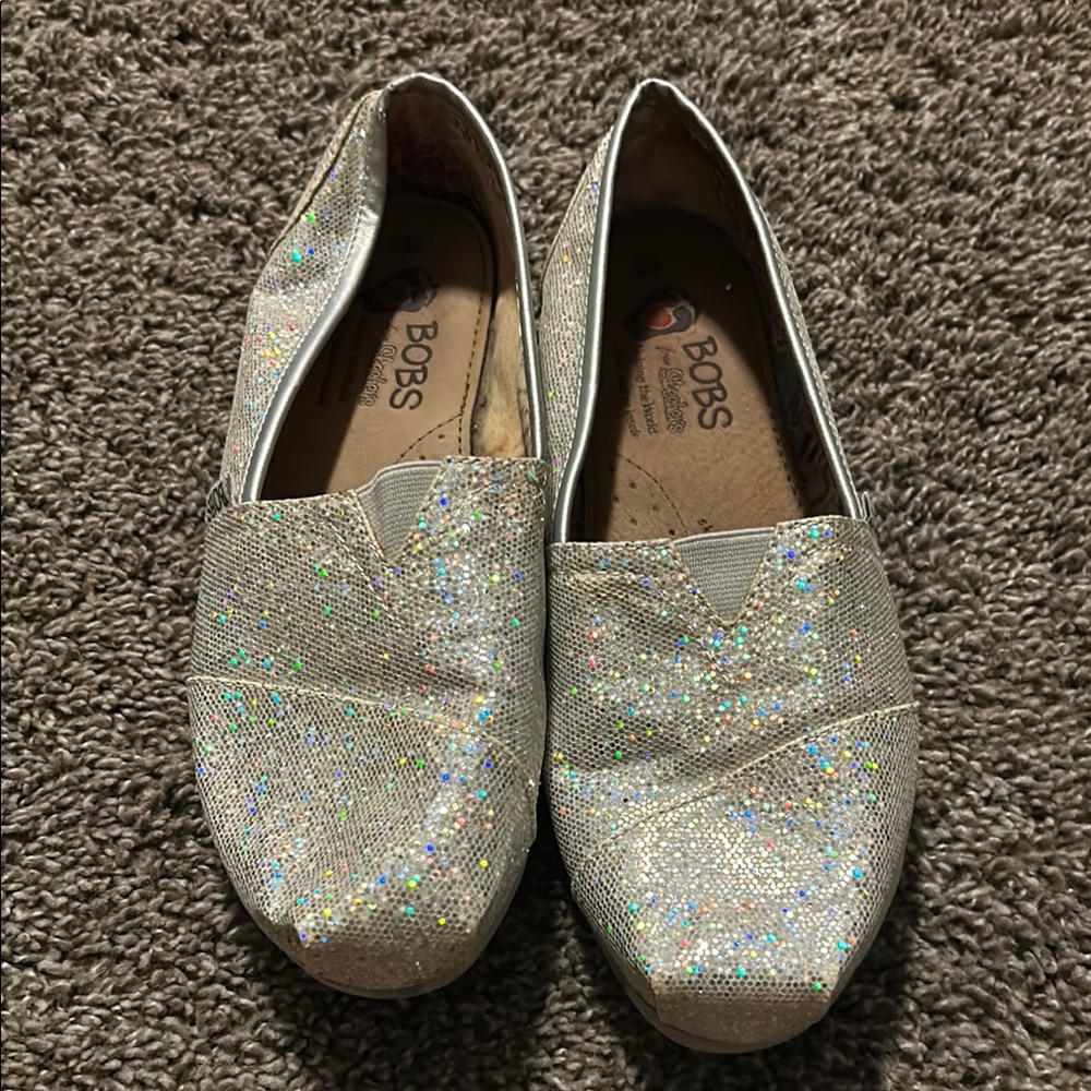 BOBS Glitter Slip-On Shoes. Women’s 9